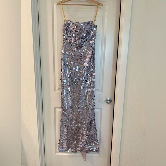 NWOT BRINX AND BANCO Lilac Farah Sequin Strapless Gown XS,S,M available - Picture 7 of 16